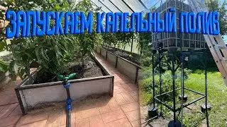 Капельный полив готов.