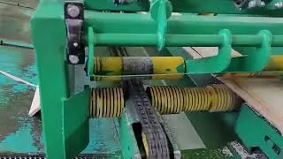 Механизация кромкообрезного станка Алтай КС-1000М