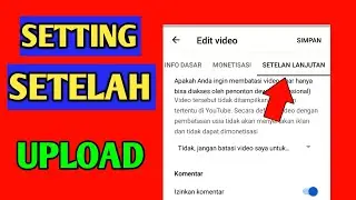Setelan Lanjutan Youtube Untuk Pemula