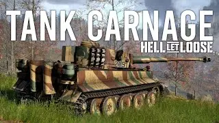 Hell Let Loose - A Brutal Tank Match (Gunner Gameplay)