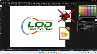 Create Logo Design in LibreOffice Draw, Free Vector Software