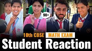 CBSE Maths Exam Reaction | Maths Was Just Like LKG UKG 🤣