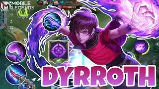 DYRROTH HIGH AND DRY JUNGLER BUILD | DYRROTH GAMEPLAY | MOBILE LEGENDS