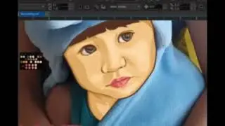 SPEED ART VECTOR FACE USING COREL DRAW