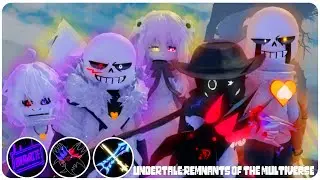 Delta Sans, Cross, XChara +New Skins Obtain & Showcase [Undertale: Remnants of the Multiverse]