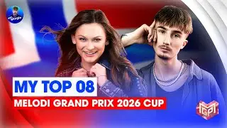 🇳🇴 Melodi Grand Prix 2026 CUP: My Top 8 [Wildcard Round]