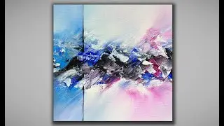 Abstract Painting Methods / Pallet Knife / Relaxing Acrylics / Abstract Painting 522