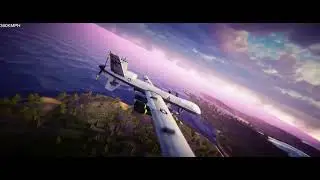 MQ 9 Reaper drone unity cut scene test