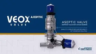 Aseptic VEOX mixproof valve with sterile barrier
