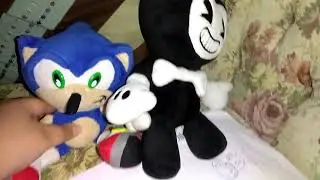 Sonic meets bendy and boris