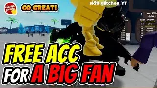 Giving a free account to a big fan! 🎉🤩 | Roblox Muscle Legends