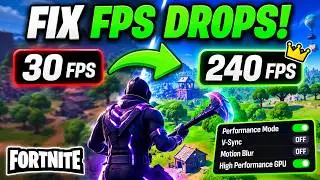 How to Fix FPS Drops in Fortnite! ⚡ Best Settings for More FPS