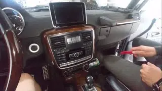 Mercedes G Class W463 2012-2015 How To Remove Original Radio / Navigation Removal