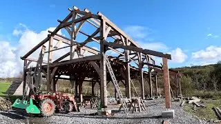 Timber Framed Barn Part 19 Finishing the framing