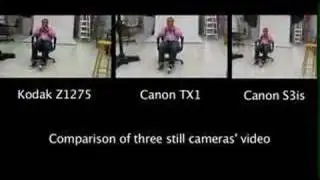 kodak z1275 vs Canon TX1 vs Canon S3is