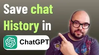 How to Save Chat history in ChatGPT