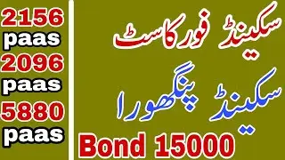 Prize bond 15000 | Forcast Root city Hidrabad date 02 07 2020