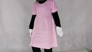 Minnie Mouse In Pink Dress Mascot Costumes Cartoon