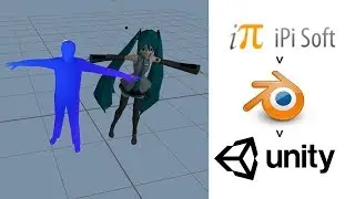 IPI Mocap + Blender + Unity workflow test / tutorial