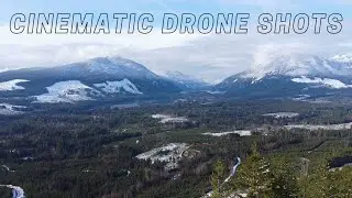 cinematic HD drone shots winter 20/21 Vancouver island