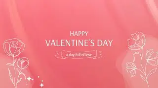Free Simple Valentine's Day Slideshow Video Template (Customizable) - FlexClip