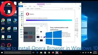 How to Install Opera Browser in Windows 10