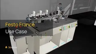 Festo France & 3dverse - Industrial Metaverse Teaser