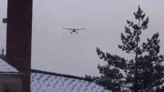 RC Bush Beaver and FunCub Icy Backyard Flying
