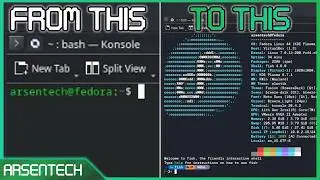 Make Your Fedora Linux Terminal Look Modern & Stylish!