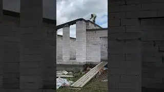 Дом из газоблока 160 м2 #дневник_кровельщика