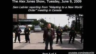3 of 3: Interview with Sam Labrier at NWO Meeting (Alex Jones Show, June 9, 2009 Highlight)