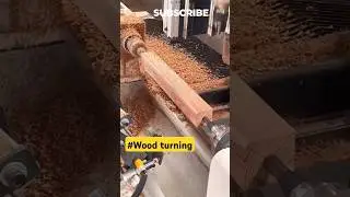 Cnc wood turning| Wood turning #machinists #cnc #manufacturing #automation trending