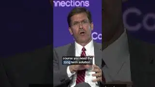 Former Sec. of Defense Mark Esper gives his in depth thoughts on a #Israel-#Palestine resolution