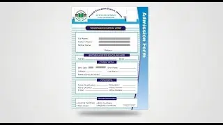 How to Create Admission From In Corel DRAW in URDU/Hindi |Online It Solution|