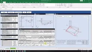 Excel VBA - Design of R.C. Eccentrically Loaded Footing