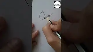 super easy fire truck drawing #shorts #shortsfeed #youtubeshorts #drawing #art