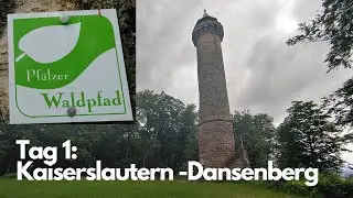 🌲Pfälzer Waldpfad (Tag 1):  Kaiserslautern - Dansenberg  4K