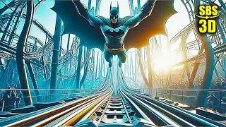 Batman | Roller Coasters | VR Vídeo 3D SBS [Google Cardboard • VR Box]