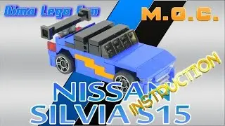 Nissan Silvia S15 How to build Lego Ниссан сильвия с15 Инструкция