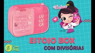 ESTOJO LULUCA BOX 3 DIVISÓRIAS LANÇAMENTO LOJA CLASSEBAG