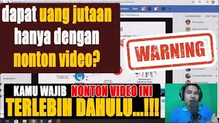 VIRALLL..!!! hanya nonton video dapat uang di vtube apk penghasil uang ..?? SIMAK DULU VIDEONYA...!