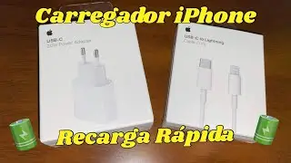 Novo Carregador 20w Apple Recarga rápida iPhone