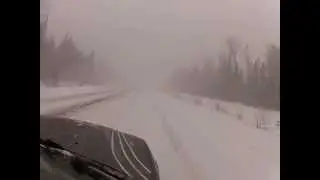 Bad weather in Kotlas