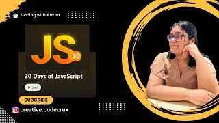 30 Days of JavaScript | JavaScript LeetCode Solutions | 30 Days Coding Challenge | Playlist Intro