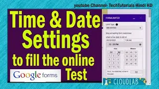 How to set due date and time for students to submit the Google forms. Timer kaise set Karen