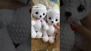 Мишка и зайка крючком