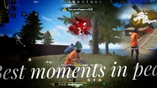 Peak rush gameplay solo vs squad best moments. Free fire best clips video in peak. montague video.