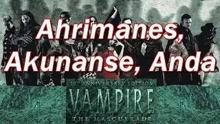 Vampire the Masquerade | VtM Clans and Bloodlines | Gangrel Bloodlines: Ahrimanes, Akunanse, Anda