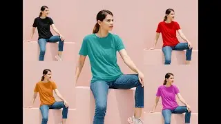 How to change t shirt color in Photoshop CC | Multicolor t shirt | Easy way to change t shirt color