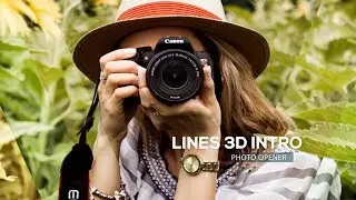 Lines 3d Intro Photo Opener - Free Download After Effects Templates + Tutorial
